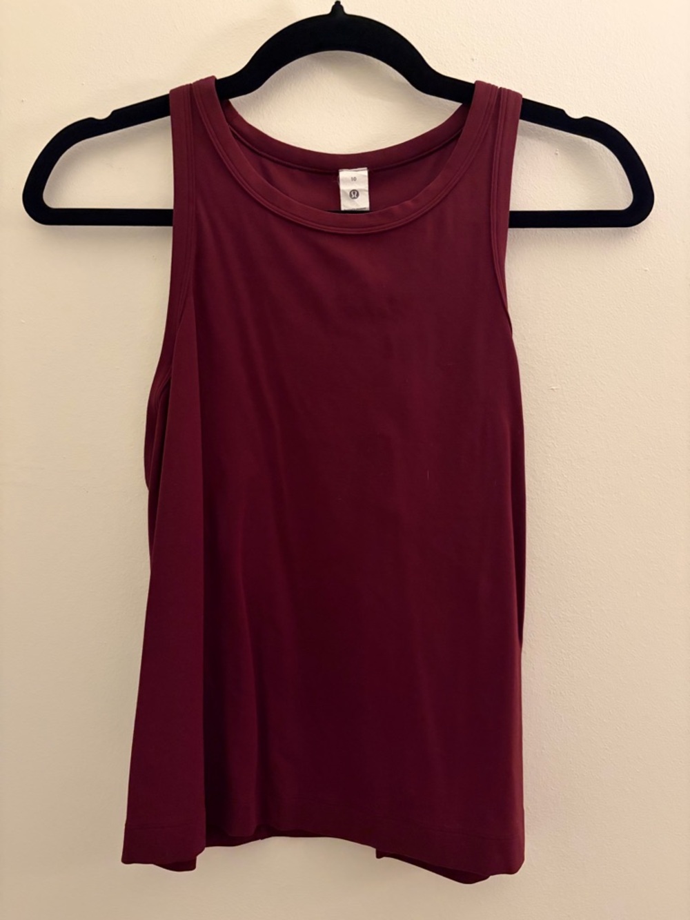 lululemon align racer back tank garnet 10